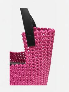Paola Medium-Borsa tote intrecciato