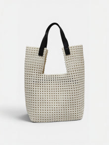 Paola Large-Borsa tote intrecciato