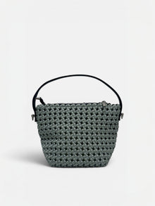 Elia-Mini borsa secchiello intrecciato