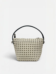 Elia-Mini borsa secchiello intrecciato