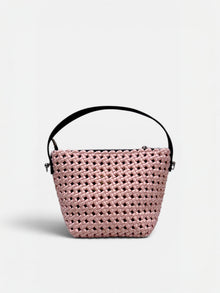 Elia-Mini borsa secchiello intrecciato
